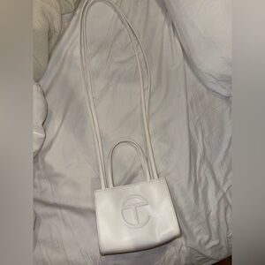 White Telfar Small Bag